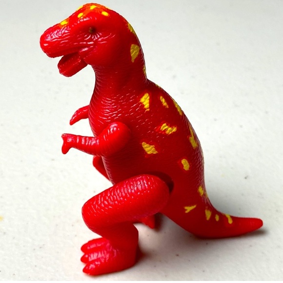 NIB Vintage Subway Kids’ Pak Dino Stompers, Tyrannosaurus Rex Wind-up Action - Picture 9 of 10